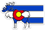 Colorado Moose Sticker