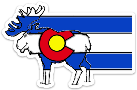 Colorado Moose Sticker